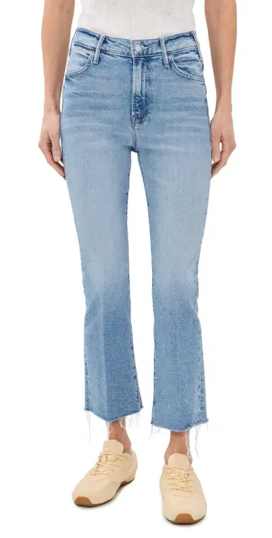 Mother Petite Lil Hustler Ankle Fray Jeans Sow Surreal 23 | Thumbnail 1