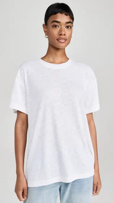 perfectwhitetee Faith Linen Tee Natural | Thumbnail 2 perfectwhitetee Faith Linen Tee Natural | Thumbnail 2