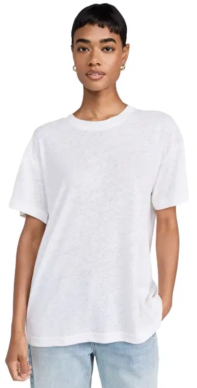 perfectwhitetee Faith Linen Tee Natural | Thumbnail 1 perfectwhitetee Faith Linen Tee Natural | Thumbnail 1