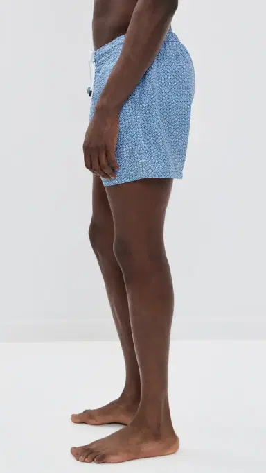 Fedeli Madeira Swim Trunks 5 Navy Circular Print | Thumbnail 4 Fedeli Madeira Swim Trunks 5 Navy Circular Print | Thumbnail 4