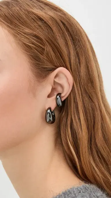 Jennifer Fisher Dylan Ear Cuffs Hematite One Size | Thumbnail 3