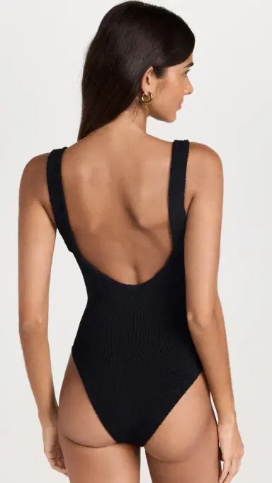 Hunza G Domino Swim One Piece Black One Size | Thumbnail 3 Hunza G Domino Swim One Piece Black One Size | Thumbnail 3