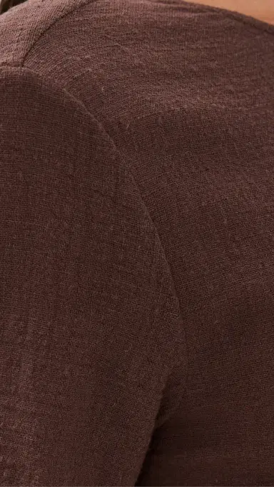 Staud Le Havre Dress Dark Chocolate XS/S | Thumbnail 6
