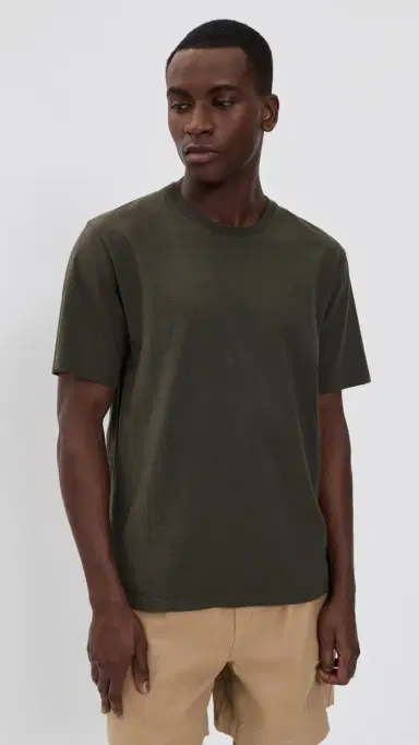 McTavish Hemp Tee Dark Green M | Thumbnail 2