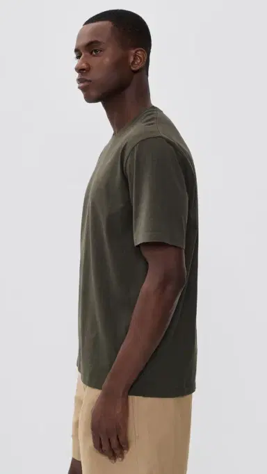 McTavish Hemp Tee Dark Green M | Thumbnail 4