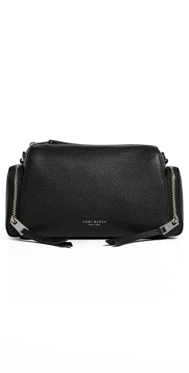 Tory Burch Perry Voyager Handbag Black One Size