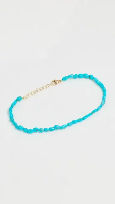 JIA JIA Turquoise Pebble Bracelet Turquoise One Size | Thumbnail 2