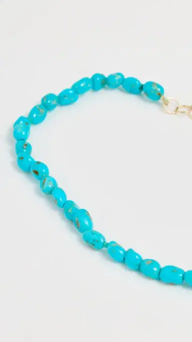 JIA JIA Turquoise Pebble Bracelet Turquoise One Size | Thumbnail 4