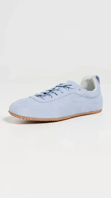 FRĒDA SALVADOR Minnie Ballet Sneakers Sky Blue Suede | Thumbnail 2