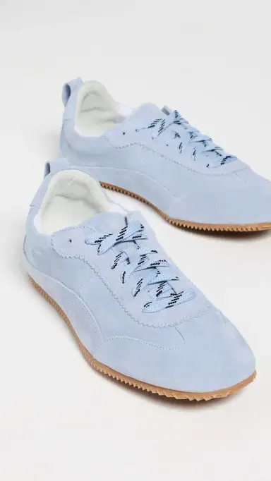 FRĒDA SALVADOR Minnie Ballet Sneakers Sky Blue Suede | Thumbnail 5