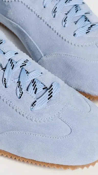 FRĒDA SALVADOR Minnie Ballet Sneakers Sky Blue Suede | Thumbnail 6