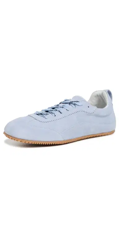FRĒDA SALVADOR Minnie Ballet Sneakers Sky Blue Suede | Thumbnail 1