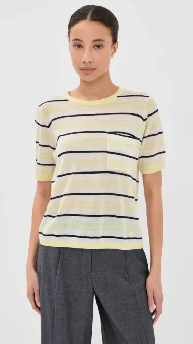 TWP Striped Cashmere Tee ulti | Thumbnail 2 TWP Striped Cashmere Tee ulti | Thumbnail 2