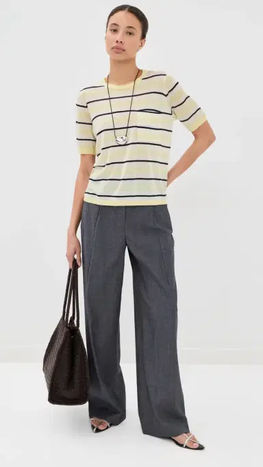 TWP Striped Cashmere Tee ulti | Thumbnail 5 TWP Striped Cashmere Tee ulti | Thumbnail 5