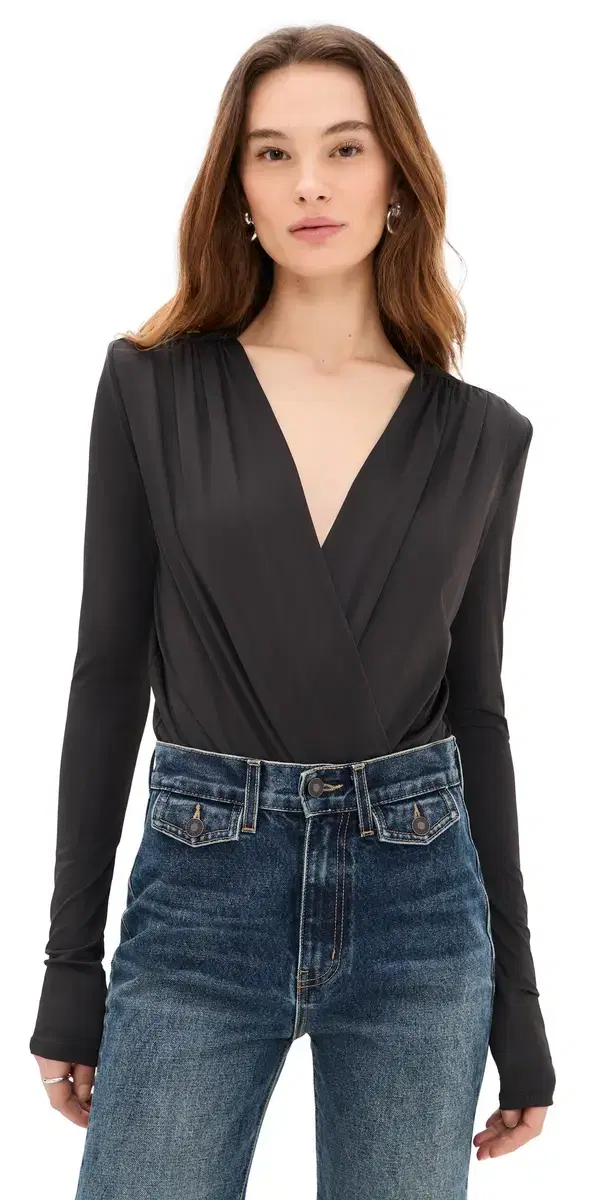 Favorite Daughter The linky Date Thong Bodysuit Espresso