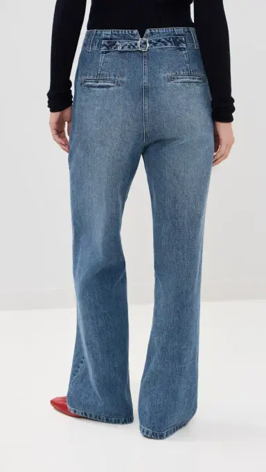 Tibi Spring Denim Barry Jeans Classic Blue 25 | Thumbnail 3