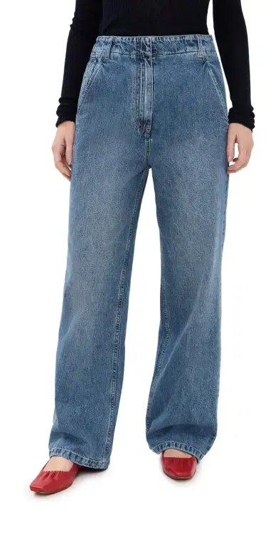 Tibi Spring Denim Barry Jeans Classic Blue 25 | Thumbnail 1