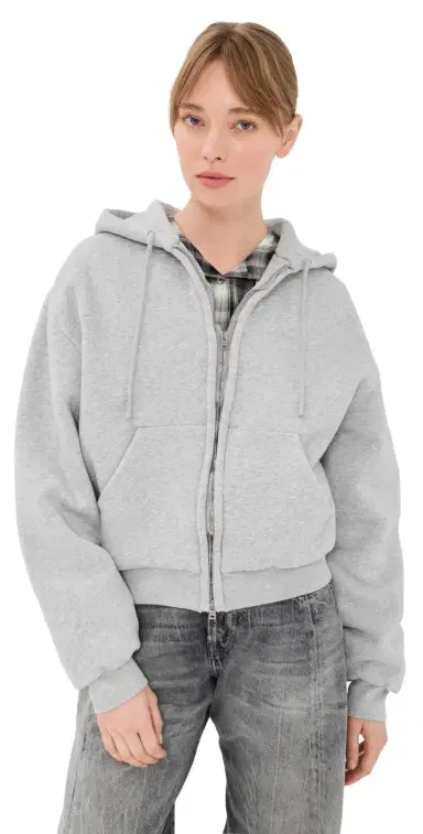 Acne Studios Hooded Sweatshirt Grey elange | Thumbnail 1 Acne Studios Hooded Sweatshirt Grey elange | Thumbnail 1