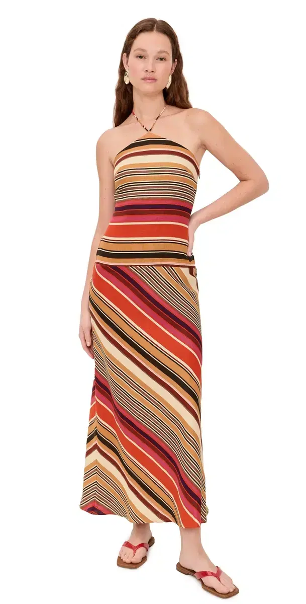 FAITHFULL Clara Maxi Dress Murano Amber