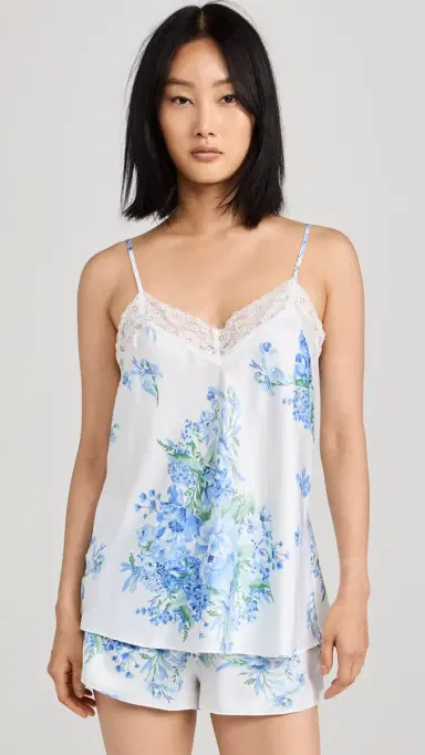 Flora Nikrooz Sabrina 3 Piece Pajama Set Ivory M | Thumbnail 3