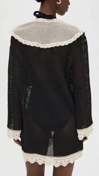 Sea Kendall Crochet Cover Up Multi S/M | Thumbnail 3 Sea Kendall Crochet Cover Up Multi S/M | Thumbnail 3