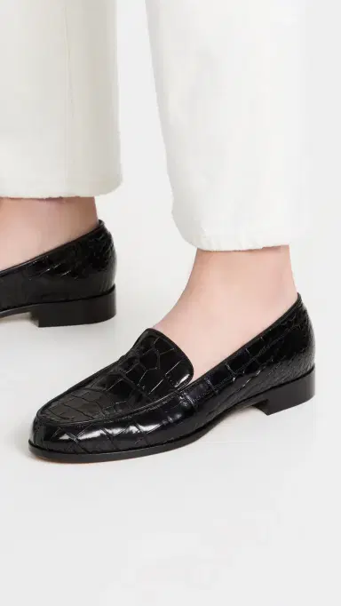 Emme Parsons Danielle Loafers Black Croc 36 | Thumbnail 3
