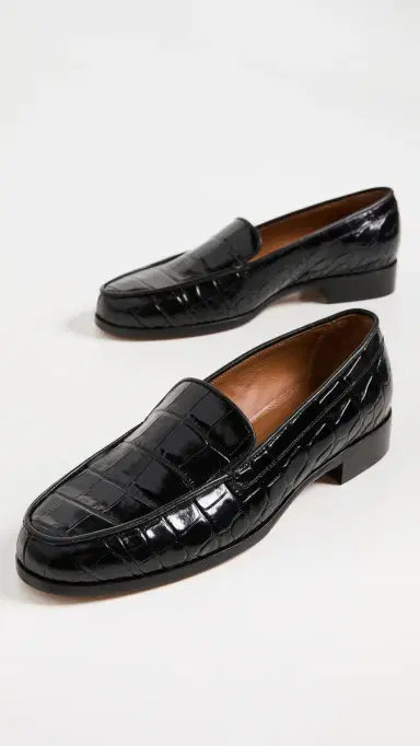 Emme Parsons Danielle Loafers Black Croc 36 | Thumbnail 5