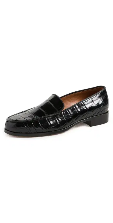 Emme Parsons Danielle Loafers Black Croc 36 | Thumbnail 1