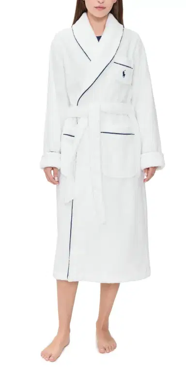 Polo Ralph Lauren Essentials Robe White Cloud | Thumbnail 1