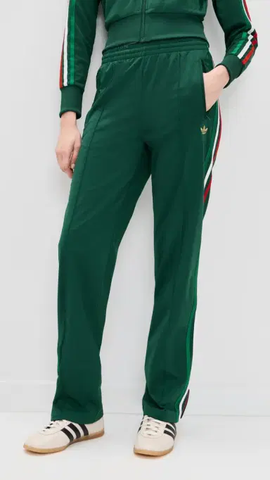 Adidas Firebird Classic Track Pants Team Dark Green/Bold Green/Wh S | Thumbnail 2