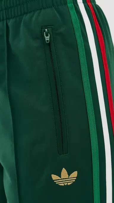 Adidas Firebird Classic Track Pants Team Dark Green/Bold Green/Wh S | Thumbnail 6
