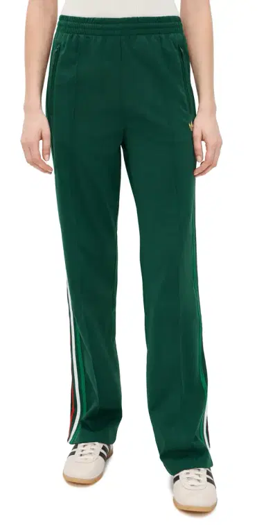 Adidas Firebird Classic Track Pants Team Dark Green/Bold Green/Wh S | Thumbnail 1