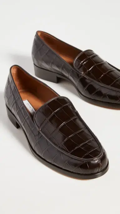 Emme Parsons Danielle Loafers Espresso Croc 39 | Thumbnail 5