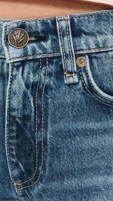 rag & bone Cam Full Straight Jeans Echo | Thumbnail 6