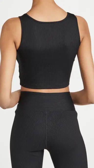 Year of Ours Ribbed Active Bra Black | Thumbnail 3