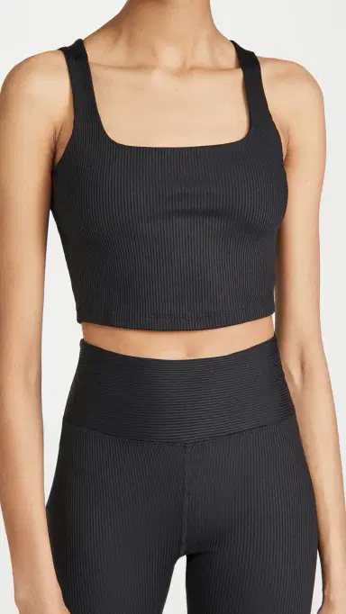 Year of Ours Ribbed Active Bra Black | Thumbnail 6