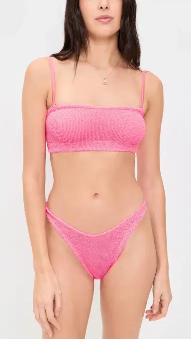 Hunza G Gigi Bikini Set Bubblegum One Size | Thumbnail 2
