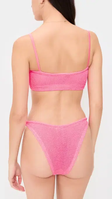 Hunza G Gigi Bikini Set Bubblegum One Size | Thumbnail 3