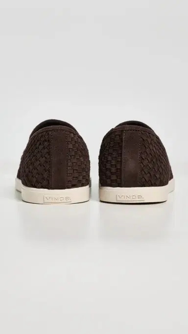 Vince Sonoma Weave Suede Loafers Cocoa Brown 9 | Thumbnail 3