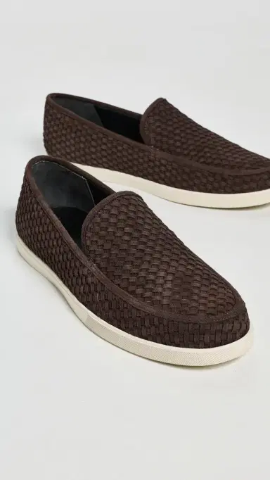 Vince Sonoma Weave Suede Loafers Cocoa Brown 9 | Thumbnail 4
