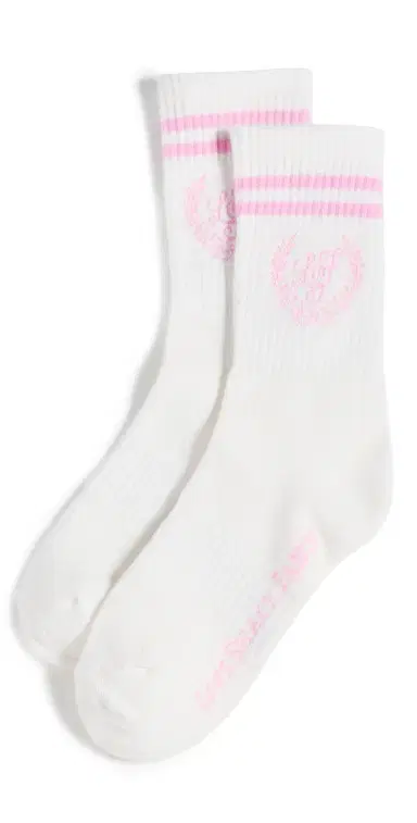 LoveShackFancy Lowell Socks White | Thumbnail 1