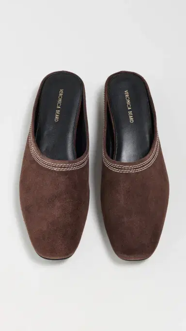 Veronica Beard Narcisa Mules Espresso | Thumbnail 5