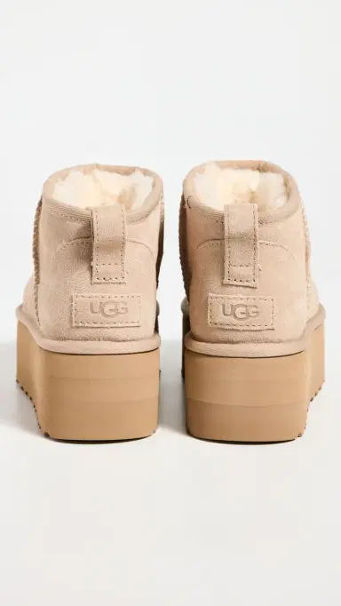 UGG Classic Ultra Mini Platform Boots Sand 8 | Thumbnail 4