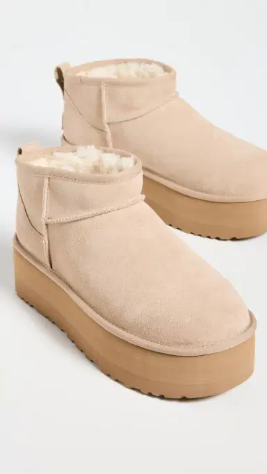 UGG Classic Ultra Mini Platform Boots Sand 8 | Thumbnail 5