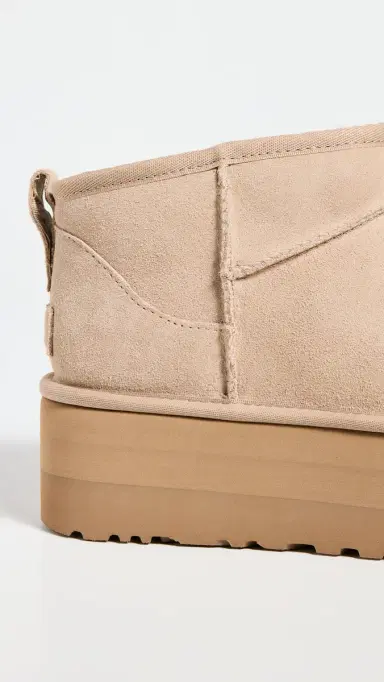 UGG Classic Ultra Mini Platform Boots Sand 8 | Thumbnail 6