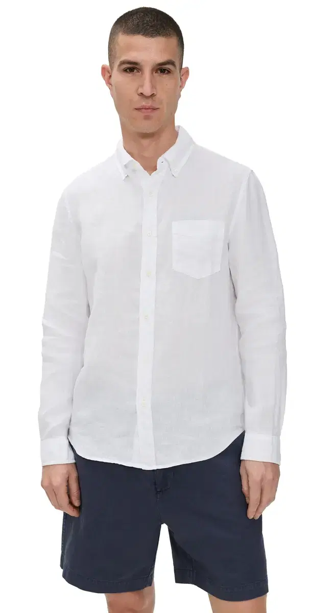 Alex Mill Linen Mill hirt White