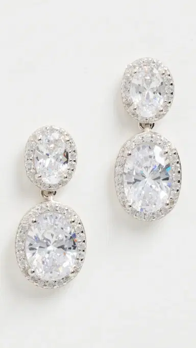 Shashi Halo Drop Earring | Thumbnail 2 Shashi Halo Drop Earring | Thumbnail 2