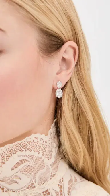 Shashi Halo Drop Earring | Thumbnail 3 Shashi Halo Drop Earring | Thumbnail 3