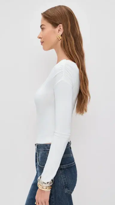 LE BOP Gianna Top Ivory M | Thumbnail 4