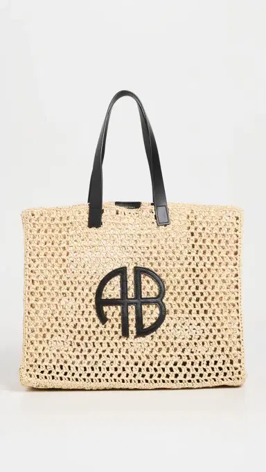 Anine Bing Large Rio Tote Sand One Size | Thumbnail 2 Anine Bing Large Rio Tote Sand One Size | Thumbnail 2